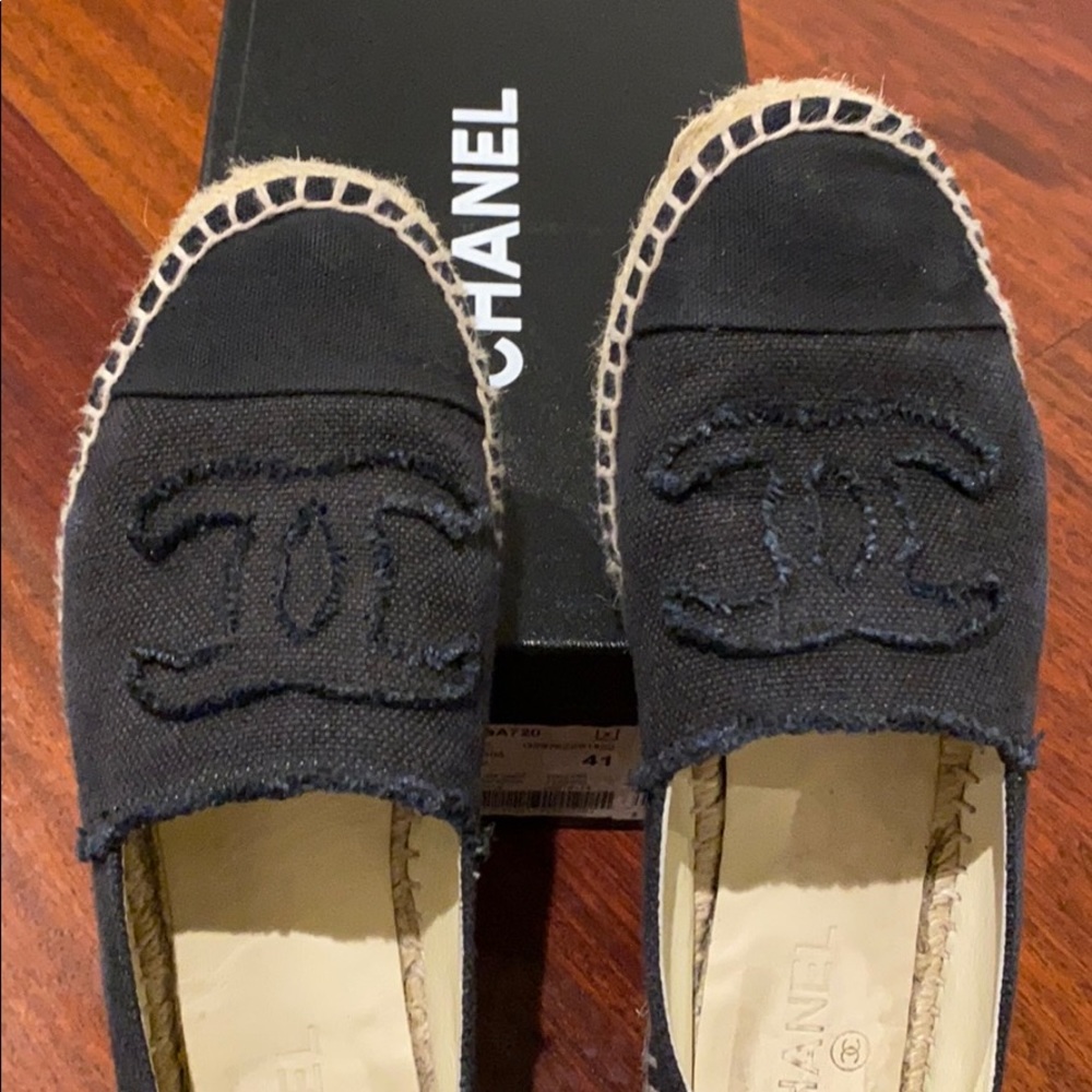 Authentic Chanel espadrilles